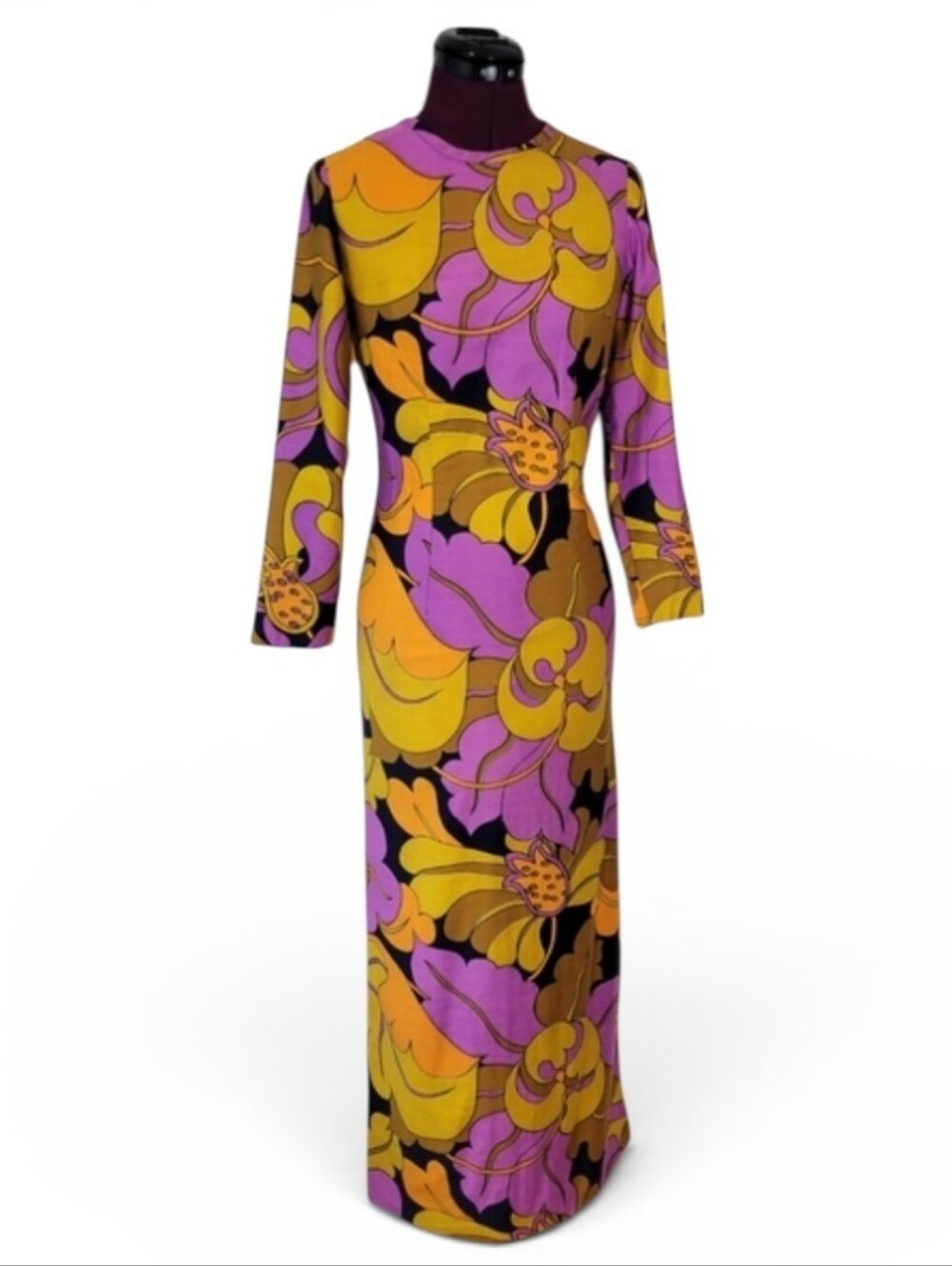 60s custom-made vintage dress - Picture 1 of 12